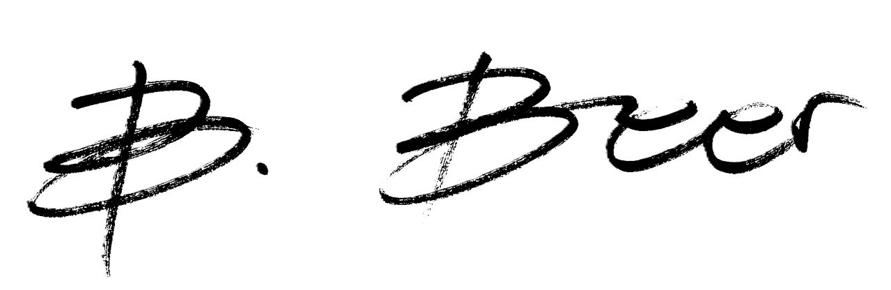 Brani Beer Unterschrift