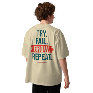 Oversized Bio-T-Shirt mit breitem Kragen